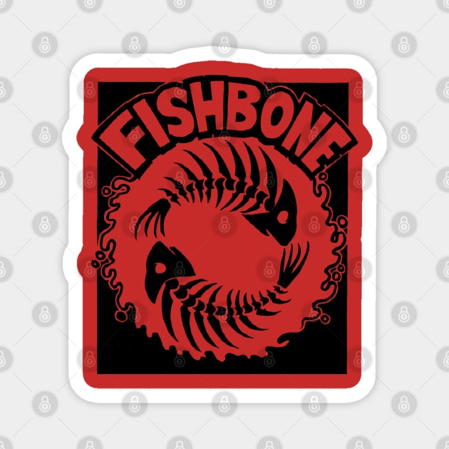 Fishbone Magnet by My Daily Art