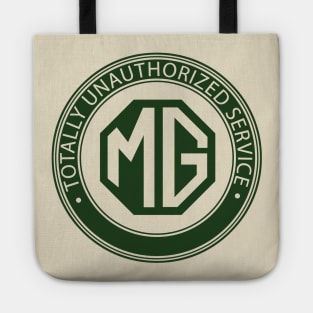 MG cars totally unauthorized service Tote