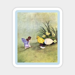 Spring Fairy and Chick - Ida Rentoul Outhwaite Magnet