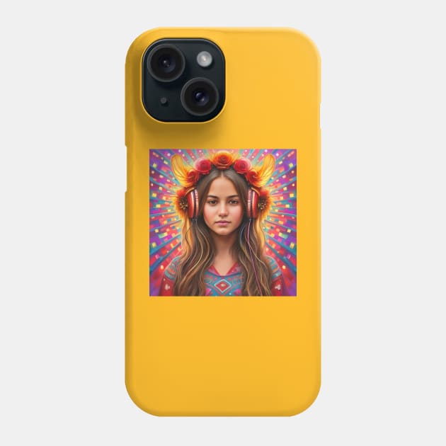 Ms Love and Peace 2 Phone Case by Naffi