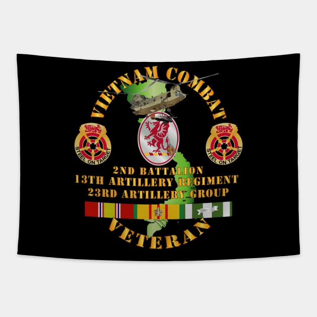 Vietnam Combat Vet - 2nd Bn 13th Artillery - VN  SVC Tapestry by twix123844
