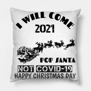 Pop santa happy Christmas day Pillow