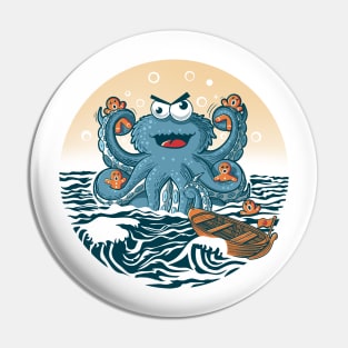 Kraken Cookie Conquest Pin