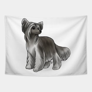 Dog - Chinese Crested - Powderpuff - White and Tan Tapestry