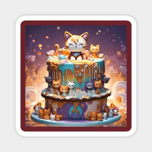 Pastry Cats Magnet