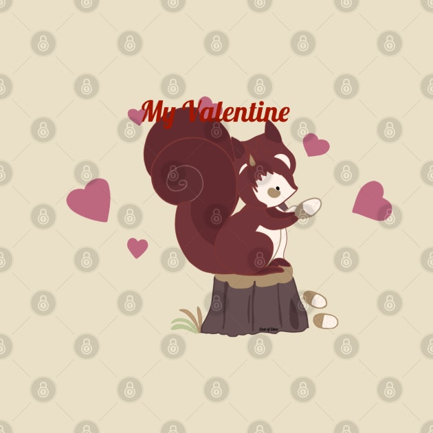 Squirrels valentine by EastofEden