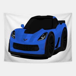 Z06 BLUE Tapestry