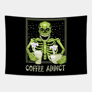 Coffee Addict design Tapestry