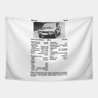 NSU Ro80 - technical data Tapestry