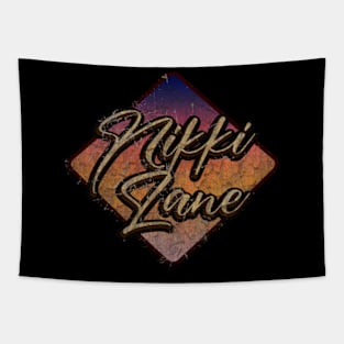 nikki lane vintage design on top Tapestry