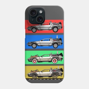 Delorean Through Time Phone Case