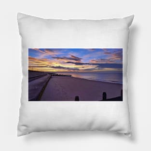 Walcott beach at sunset Pillow