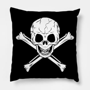 Halloween Smile Skull Pillow