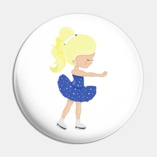 Figure Skating, Ice Skating Girl, Blonde Hair Pin