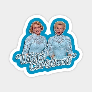 White Christmas Magnet