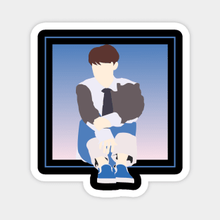 K-POP BOY FLAT DESIGN DAEBAK FANART Magnet