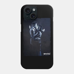 Banksy Mobile Phone Lovers Phone Case