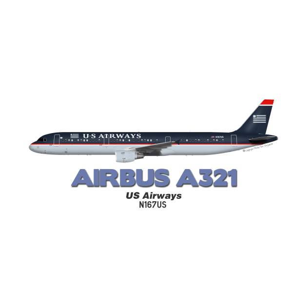 Airbus A321 - US Airways by TheArtofFlying