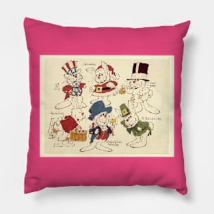 Official Rankin/Bass' Here Comes Peter Cottontail Paul Coker Jr model sheet Pillow