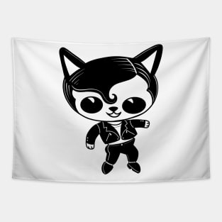 Rockabilly Kitty Tapestry