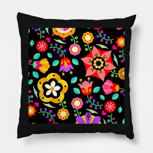 Colourful floral pattern Pillow