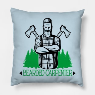 Bearded Carpenter Pillow