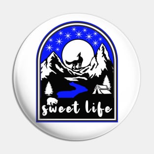 Sweet Life Camping Under the Stars Pin