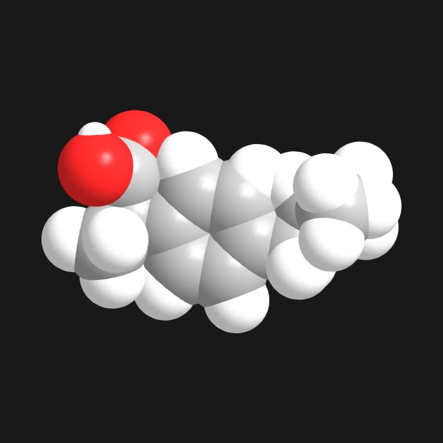 Ibuprofen Molecule Chemistry by ChemECool