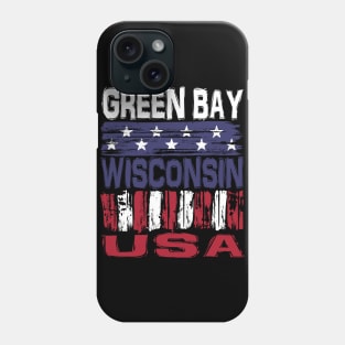 Green Bay Wisconsin USA T-Shirt Phone Case