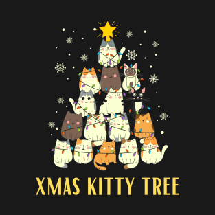 Xmas Kitty Tree T-Shirt