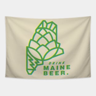 Drink Maine Beer Tapestry