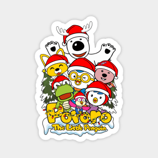 Pororo The Little Penguin Christmas Magnet