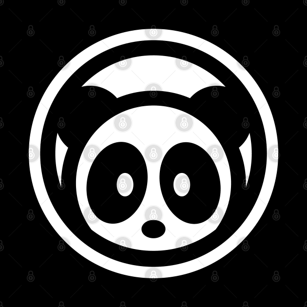 OG Panda Logo Bambu Brand Black White Cute Chubby Bamboo Wild Forest by Bambu