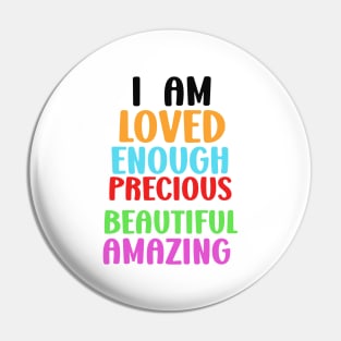 I am affirmations for black women Pin