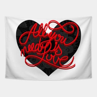 ALL YOU NEED IS LOVE Tapestry