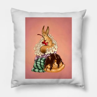 Fennec Fox Ice Cream Sundae Pillow