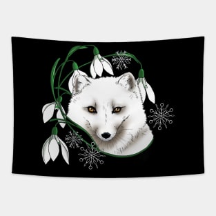 Arctic Fox Tapestry