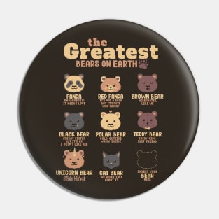 Greatest Bears Insert your Bear Pin