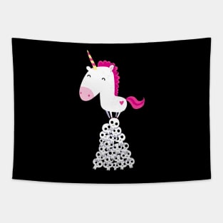 Killer Unicorn Tapestry