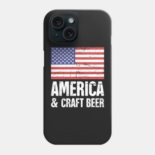 American Flag And Craft Beer Phone Case