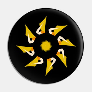 Yellow star Pin