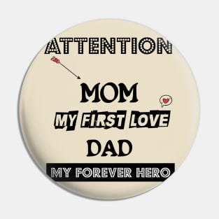 l love mom and dad forever valentine Pin