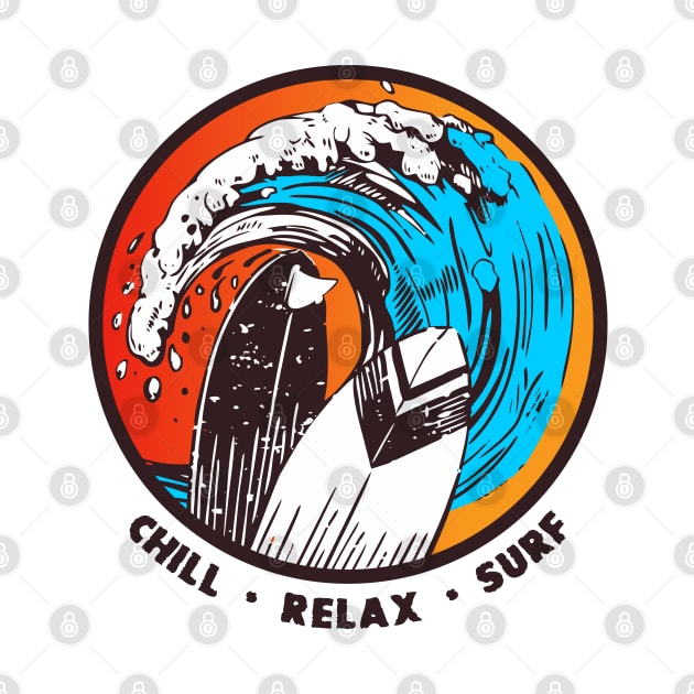 Summer Surf Chill Relax by EdSan Designs