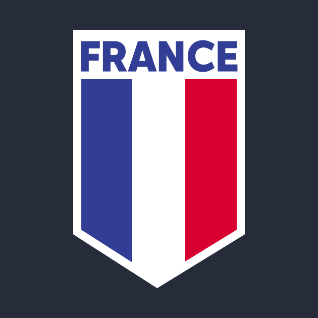 France Flag Emblem by SLAG_Creative