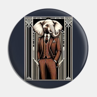 Dashing Elephant Pin