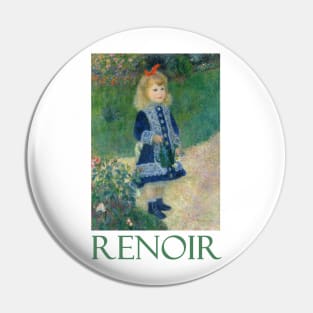 Girl with a Watering Can by Pierre-Auguste Renoir Pin