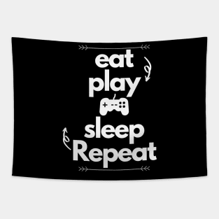 Eat Play Sleep Repeat Tapestry