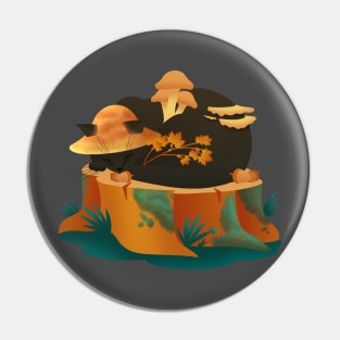 Mewshroom Pin