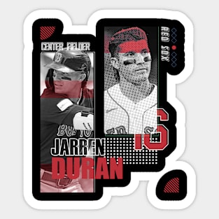 Jarren Duran Baseball Paper Poster Red Sox 2 Long Sleeve T-Shirt