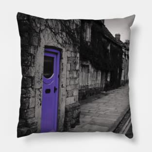 Purple door Pillow